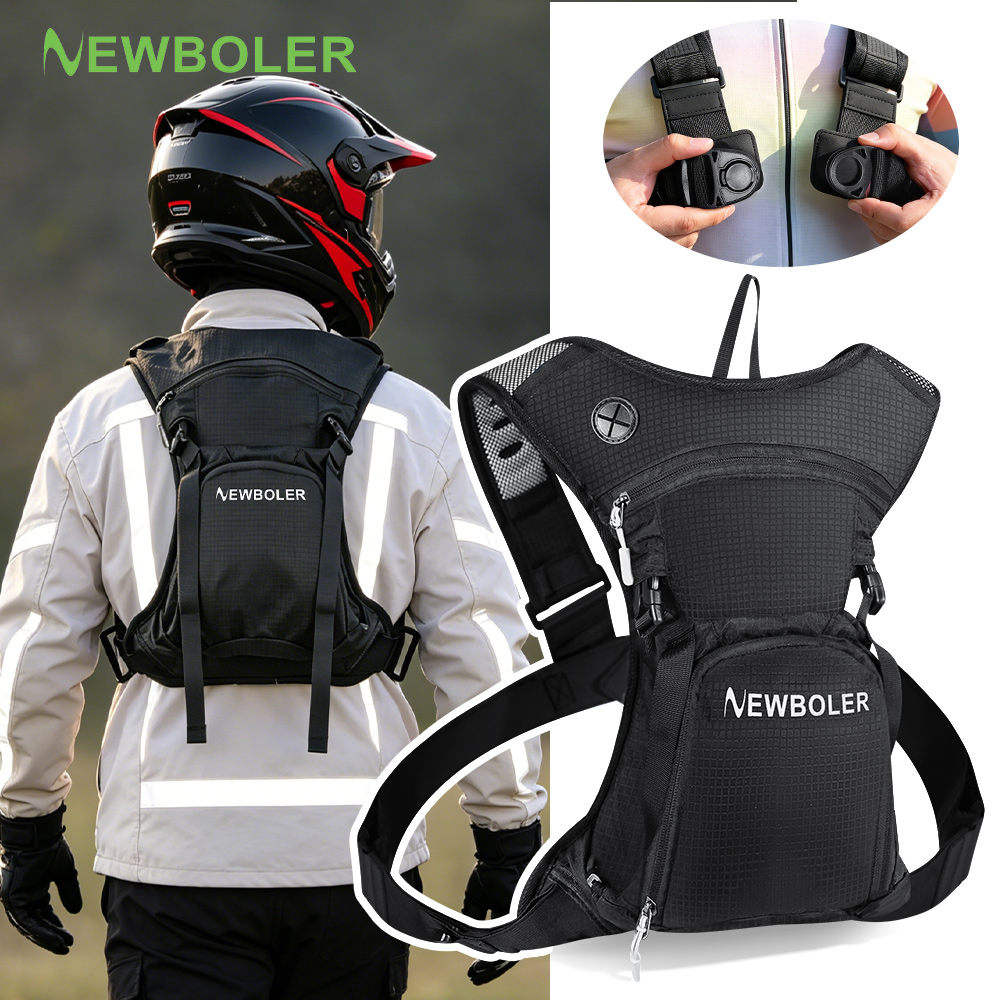 Cycling Commute Backpack - NEWBOLER 8L Motosiklet Bisiklet Hidrasyon Paketi