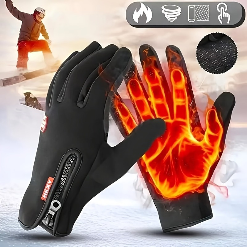 Winter Cycling Commute - Kış Modası Basit Bisiklet Eldivenleri Erkek