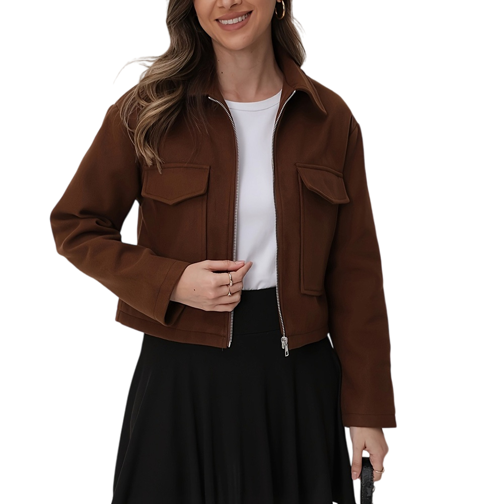 Cycling Commute Jacket - Polyester Kadın Uzun Kollu Fermuarlı Ön