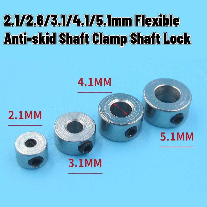Cable Lock Flexible - 5 adet Metal 2.1mm/2.6mm/3.1mm/4.1mm/5.1mm Flex kablo