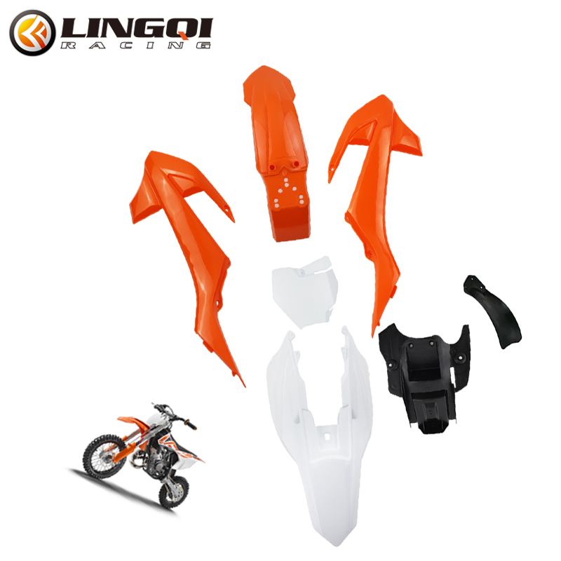 Fender Mudguard Set - LINGQI yarış KT50 motosiklet Fairing seti