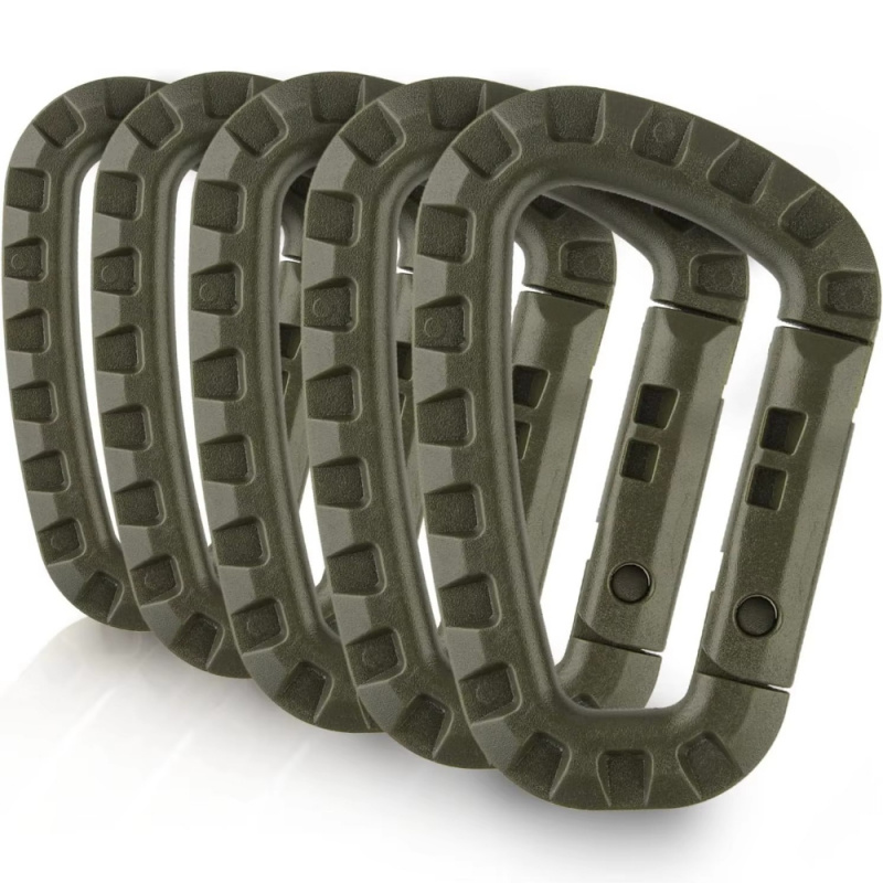 Chain Lock Combination - 2/5/16 adet Taktik Karabina Seti Plastik