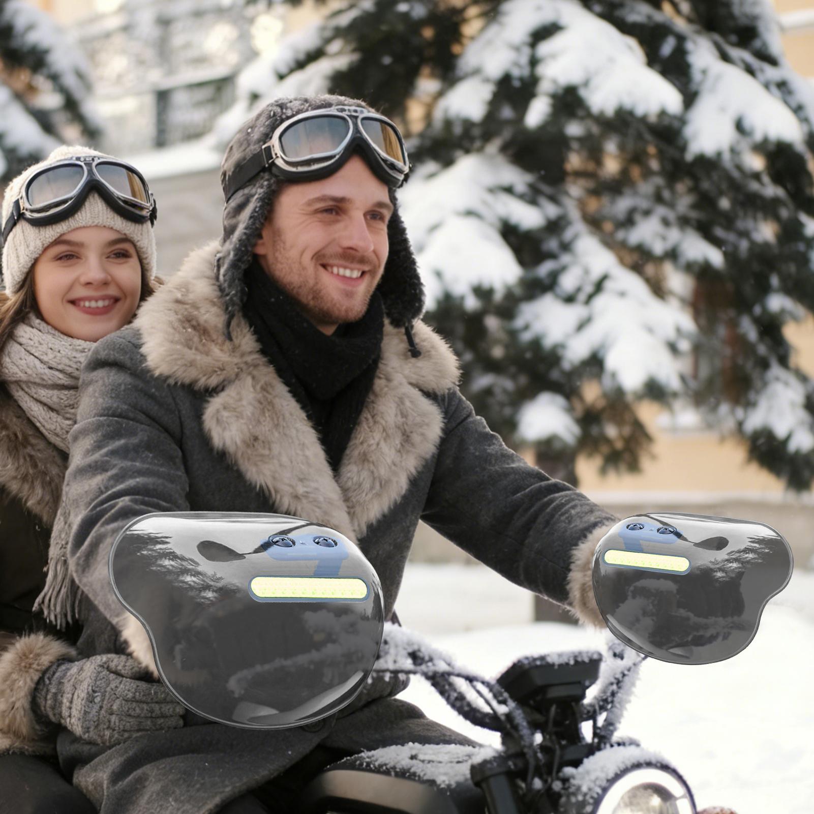Winter Cycling Commute - Elektrikli Scooter Kolu Koruması Kolay Kurulum