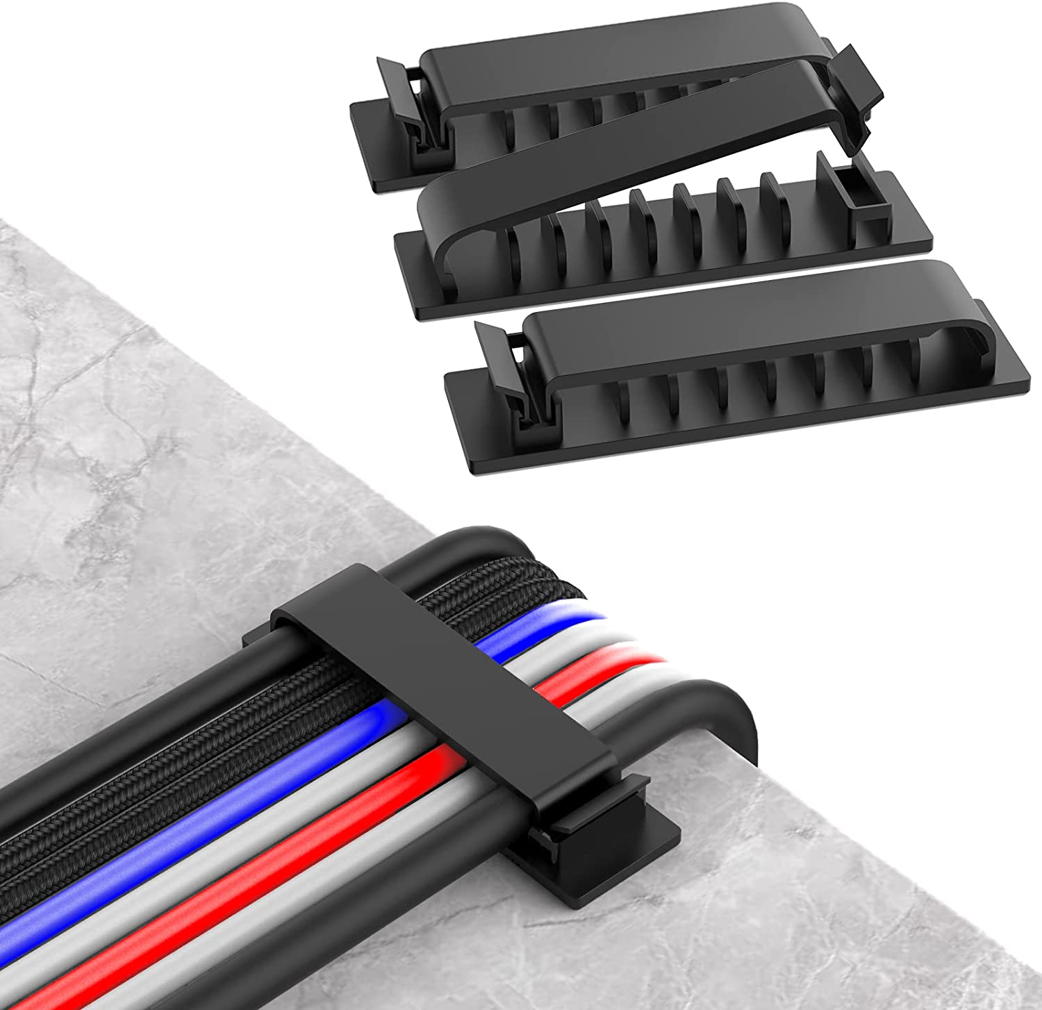 Cable Lock Flexible - Kablo Düzenleyici Kablo Yönetimi Tel Tutucu