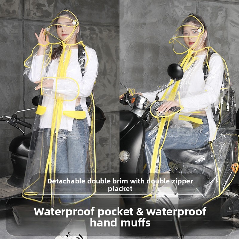 Şeffaf EVA Yağmurluk Kapüşonlu - Cycling Commute In Rain incelemesi ve fiyatı