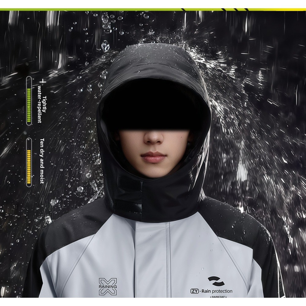 İki Parçalı Motosiklet Yağmurl - Cycling Commuter Rain Jacket incelemesi ve fiyatı
