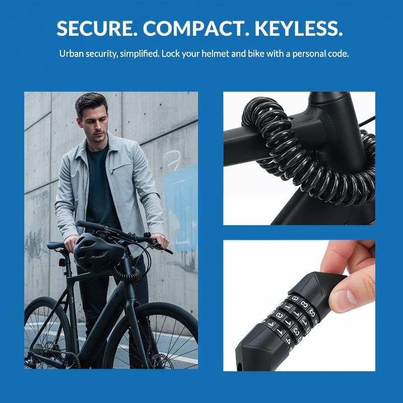 Yeni Motosiklet Bisiklet Hırsı - Chain Lock Combination incelemesi ve fiyatı