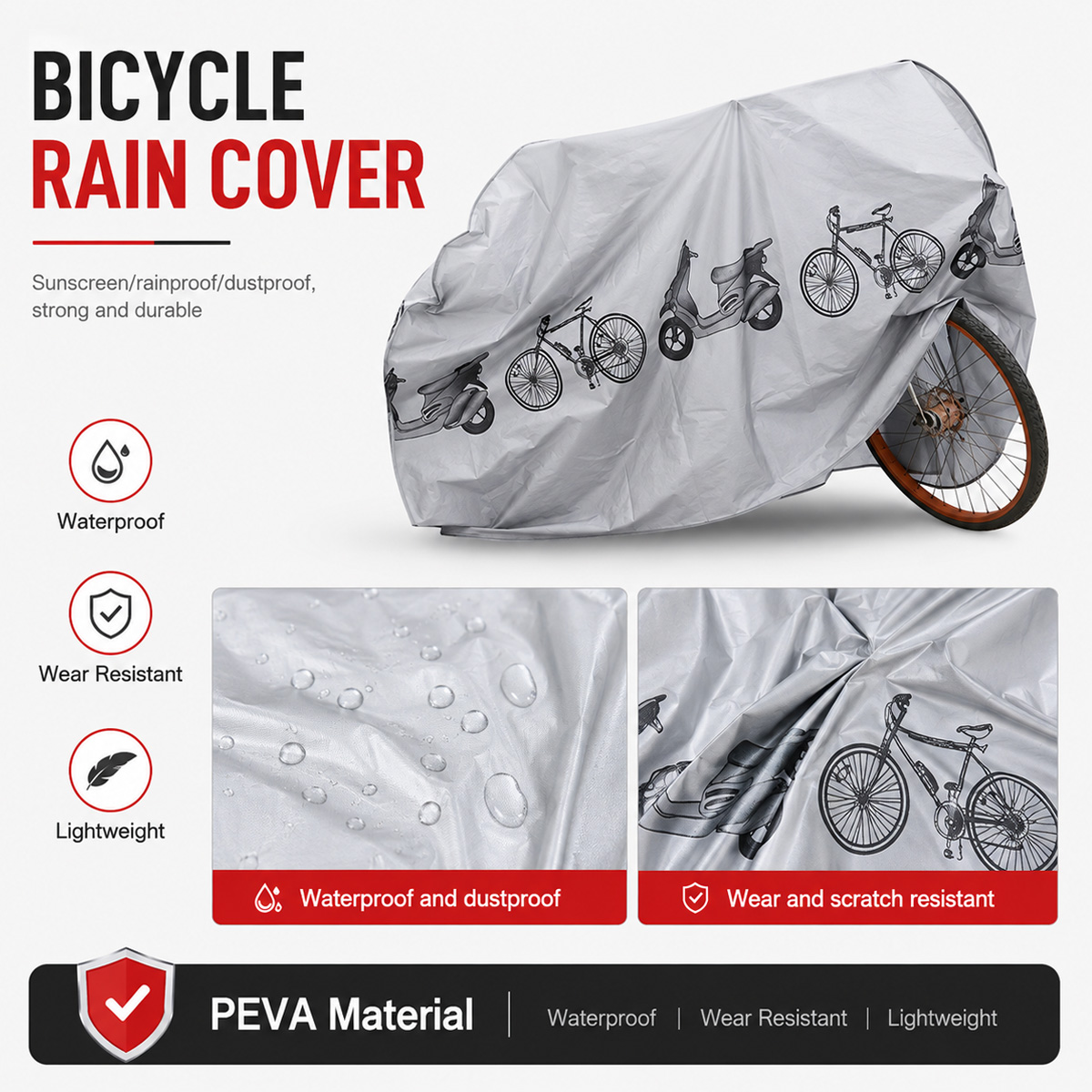 PINMOAP Evrensel Bisiklet Yağm - Cycling Commuter Bag incelemesi ve fiyatı