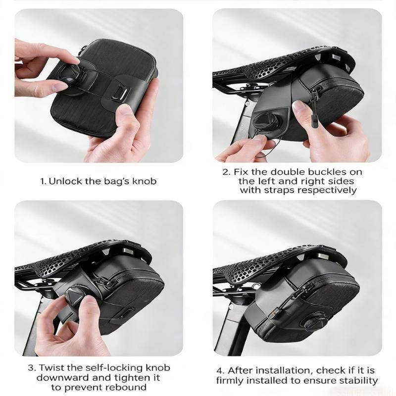 U2JB Bisiklet Eyer Çantası Ark - Saddle Bag Under Seat incelemesi ve fiyatı